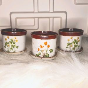 Counterpoint Vintage 3 flower pots